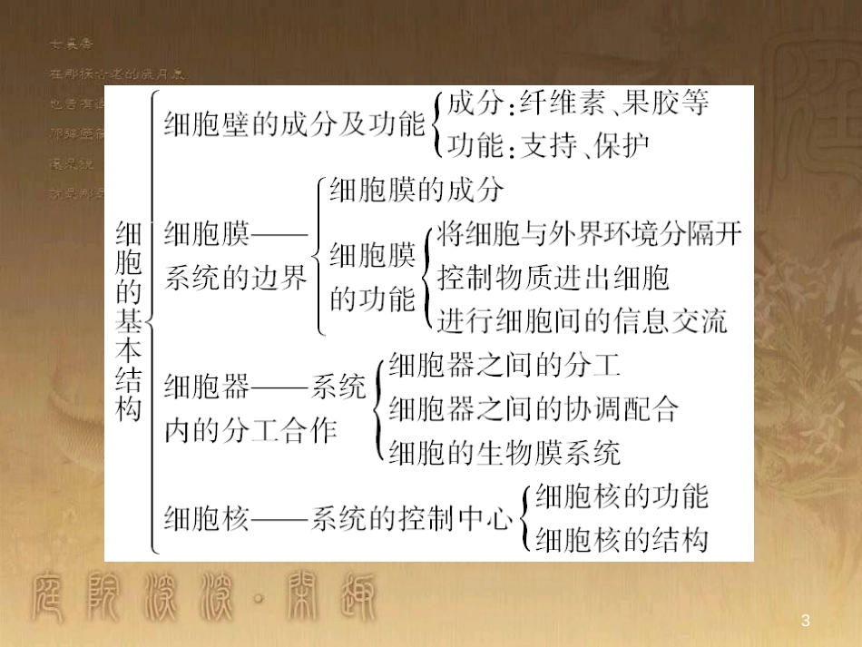 高中生物 走近细胞小结课件 新人教版必修1 (15)_第3页