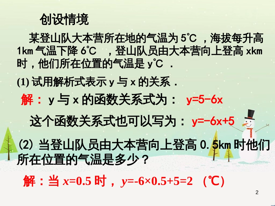 八年级数学下册 专题 19.1.2 函数的图象（第1课时）（提升版）课件 新人教版 (22)_第2页