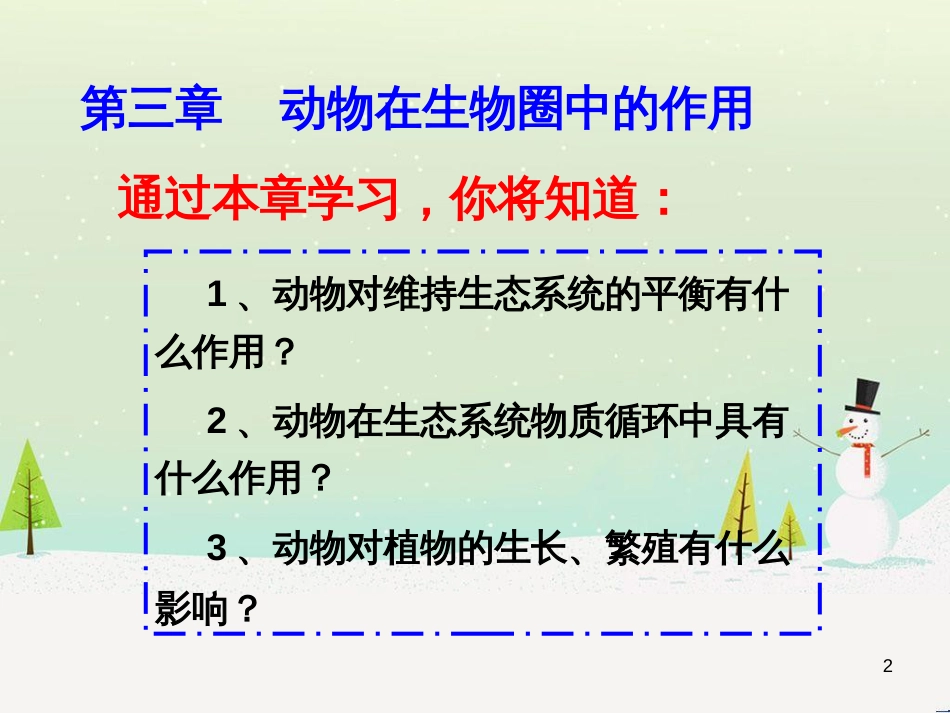 八年级生物上册 5.3《动物在生物圈中的作用》课件1 （新版）新人教版_第2页