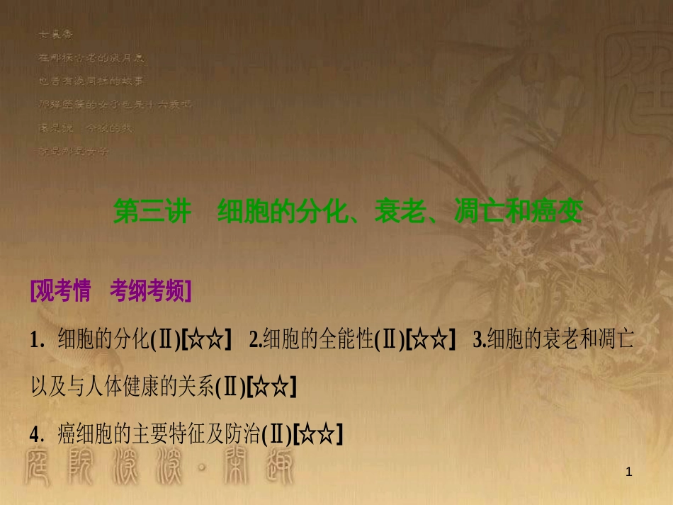 高考生物一轮复习 第八单元 生命活动的调节 第二讲 通过神经系统的调节课件 新人教版 (86)_第1页