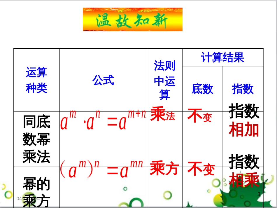 八年级数学上册 14.1 积的乘方课件 （新版）新人教版_第3页