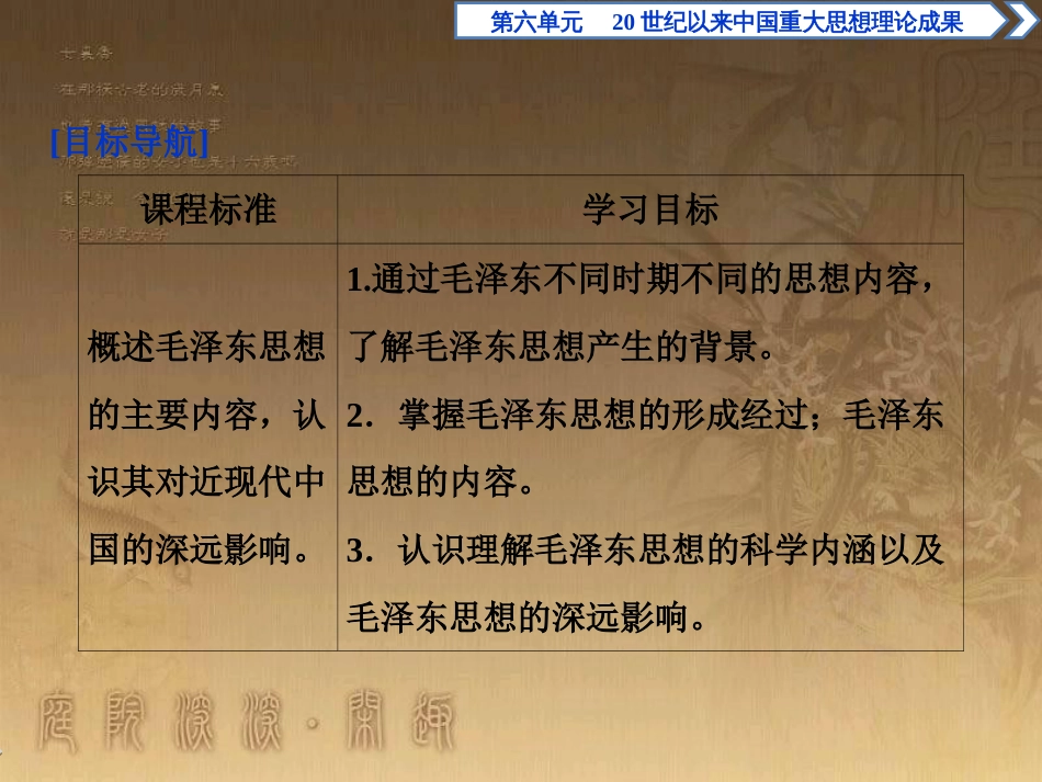高考语文总复习 第1单元 现代新诗 1 沁园春长沙课件 新人教版必修1 (647)_第2页