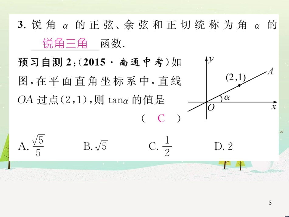 dmiAAA2016年秋九年级数学上册 4.2 正切课件 （新版）湘教版_第3页