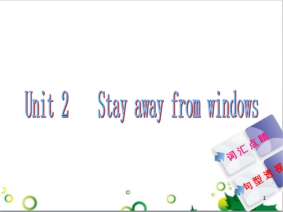 八年级英语上册 Module 12 Help主题写作课件 （新版）外研版 (656)_第1页