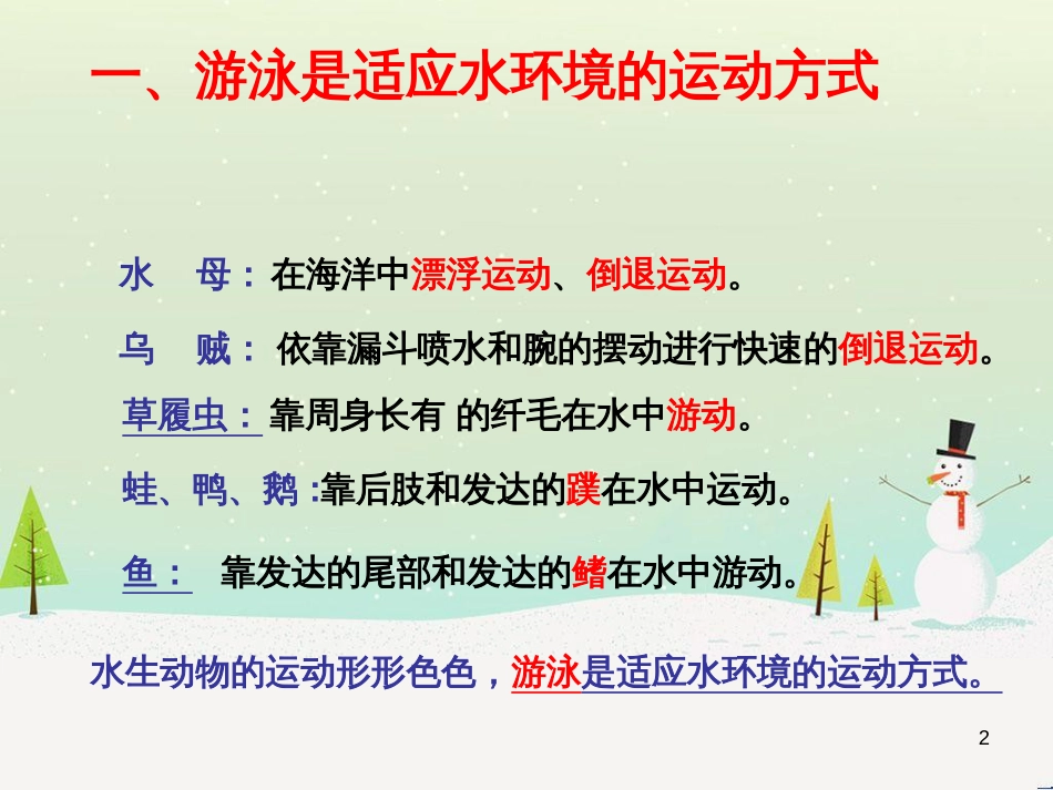 八年级生物上册 15.1《动物运动的方式》课件3 （新版）北师大版_第2页