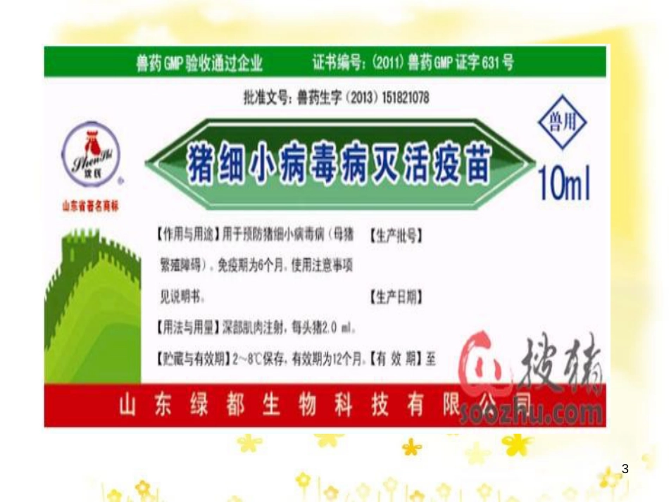 高中生物 第3章 生物科学与工业 3.3 生物技术药物与疫苗公开课课件 新人教版选修2_第3页