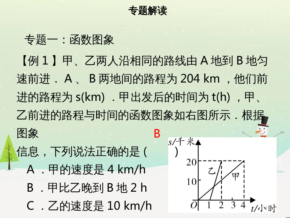 八年级数学下册 第十九章 一次函数章末小结课件 （新版）新人教版_第3页