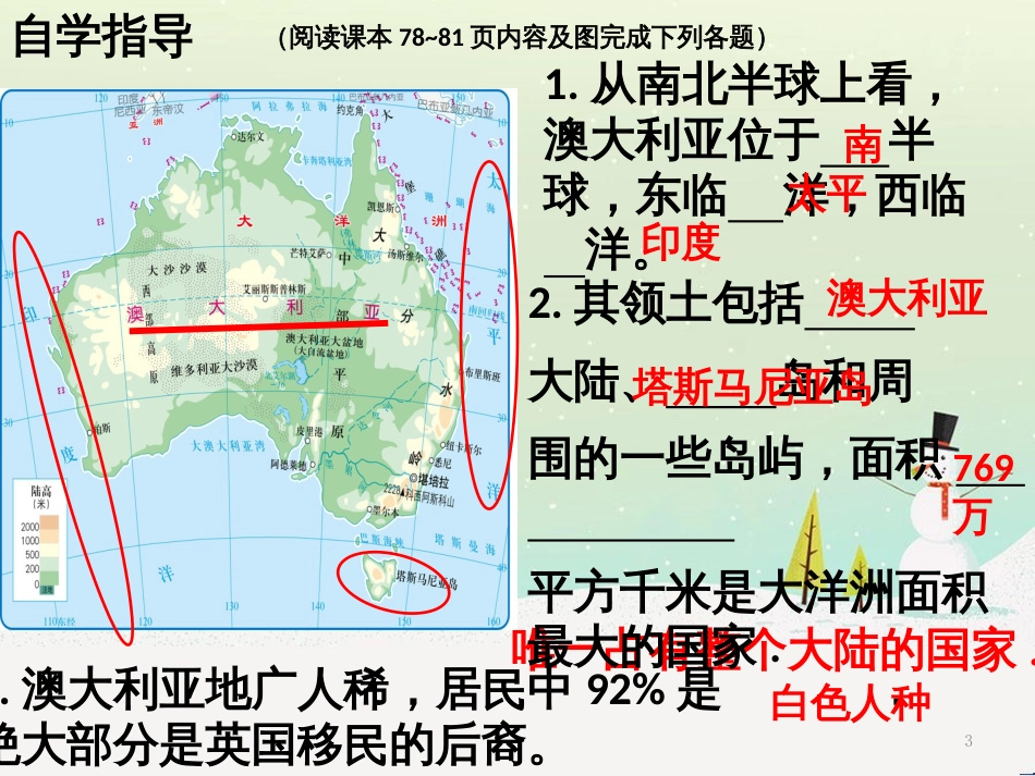 八年级地理下册 第七章 第三节 澳大利亚精品课件 中图版_第3页