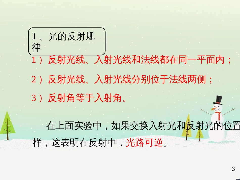 八年级物理上册 3.2《探究光的反射规律》新知预习课件 （新版）粤教沪版_第3页