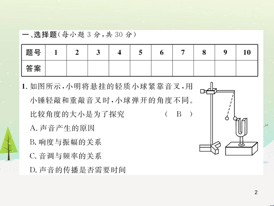 八年级物理上册 第1次月考测试课件 （新版）人教版 (17)_第2页