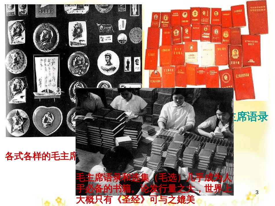 八年级历史下册 第二单元 第6课《“文化大革命”》教学课件3 华东师大版_第3页