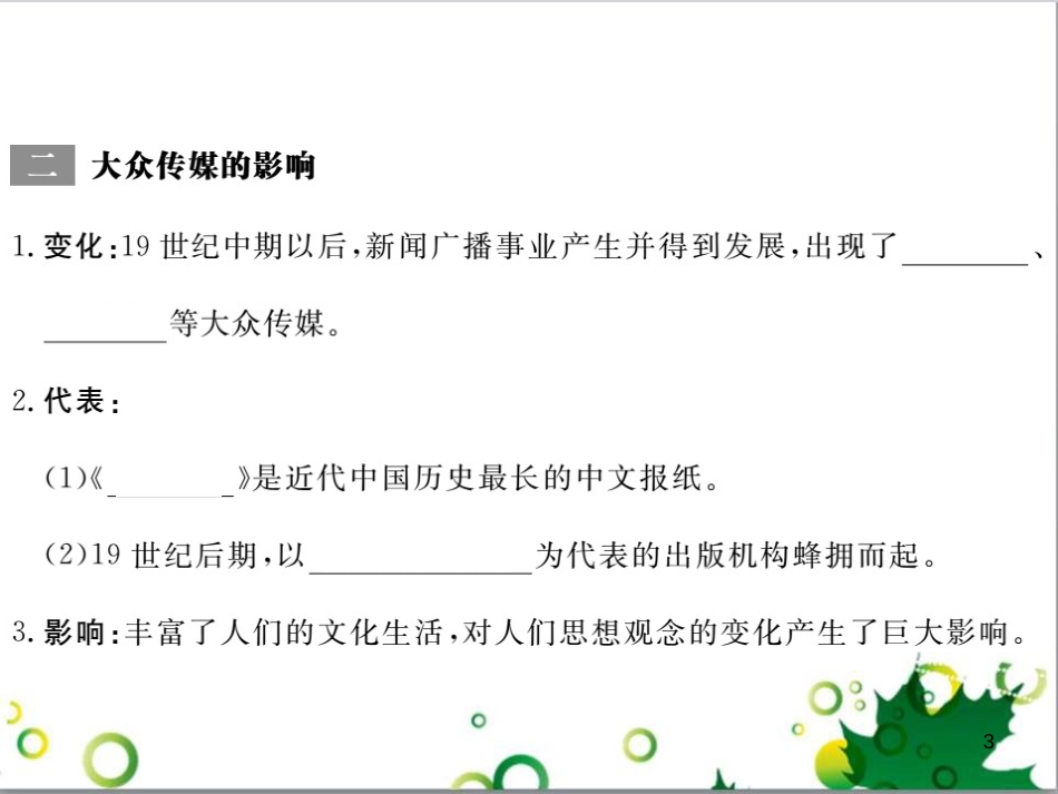 八年级历史上册 第22课 中国近代社会生活的变迁课件 岳麓版_第3页