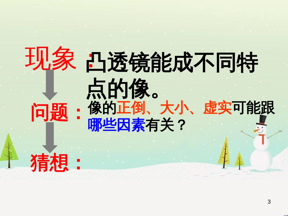 八年级物理上册 3.6 探究凸透镜成像规律教学课件 （新版）粤教沪版_第3页