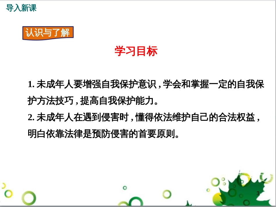 八年级政治上册 第五单元 生活在法律的保护中 第三节 学会自我保护教学课件 湘教版_第3页