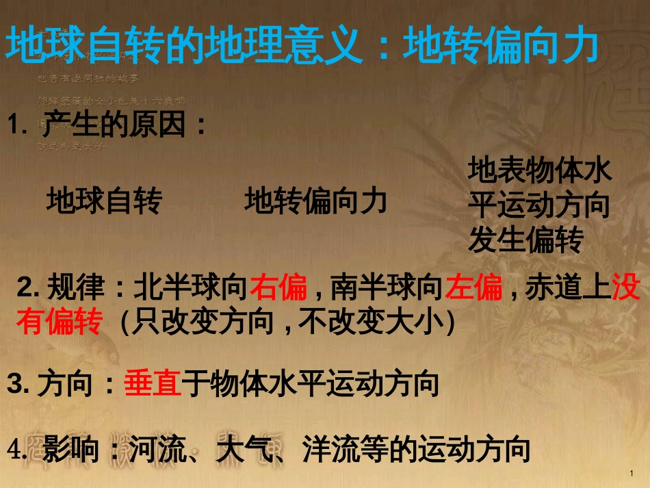 高中地理 复习纲要课件 新人教版必修1 (20)_第1页