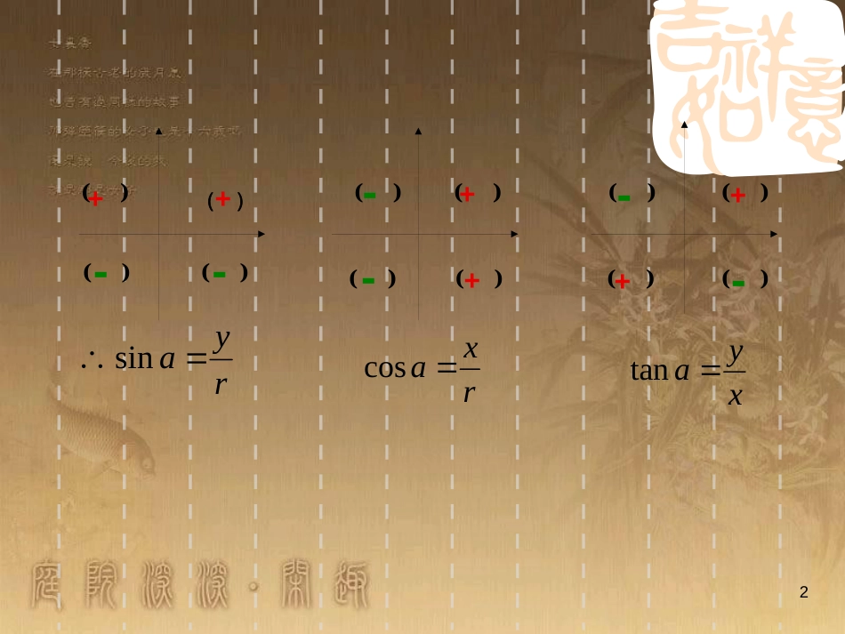 高中数学 第一章 三角函数习题课件2 苏教版必修4 (183)_第2页