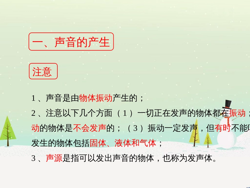 八年级物理上册 1.5《声音的产生和传播》考点方法课件 北京课改版_第2页