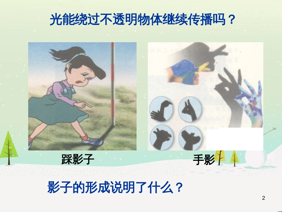八年级物理上册 3.3光的直线传播课件 （新版）苏科版 (1)_第2页