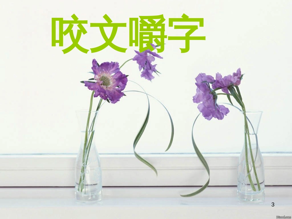 高中语文 第三单元《咬文嚼字》课件1 新人教版必修5_第3页