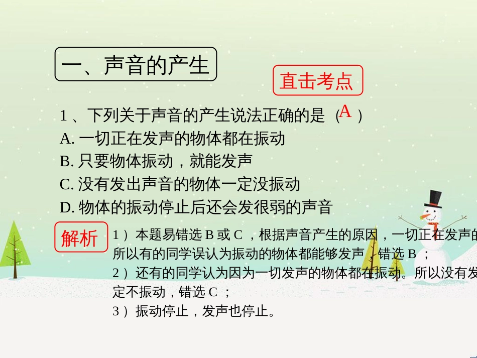八年级物理上册 2.1《我们怎样听见声音》考点方法课件 （新版）粤教沪版_第3页