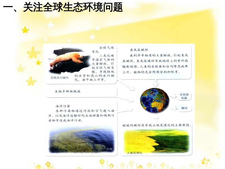 高中生物 第六章 生态环境的保护 6.2 保护我们共同的家园同步教学课件 新人教版必修3_第2页