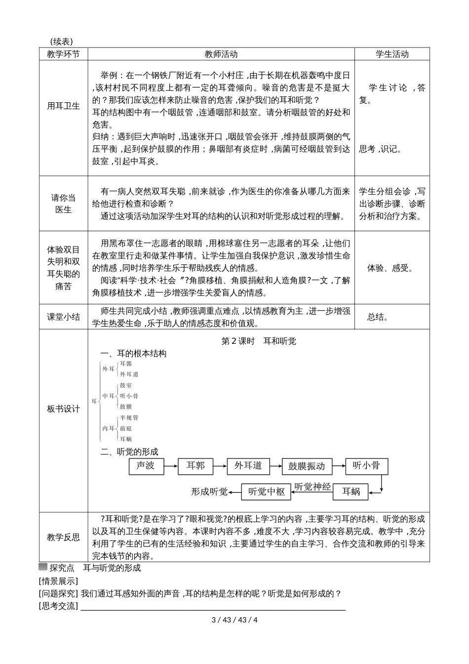 第2课时　耳和听觉_第3页