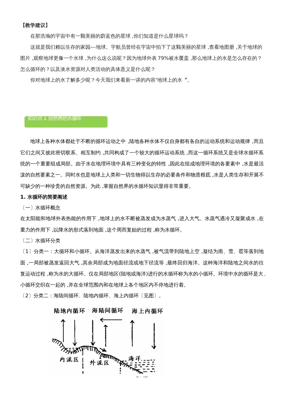 地球上的水 教案_第2页