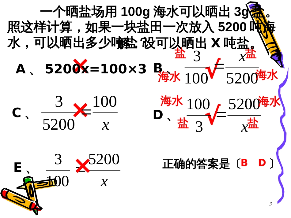 （人教标版）六年级下册《复习用比例解决问题》PPT_第3页