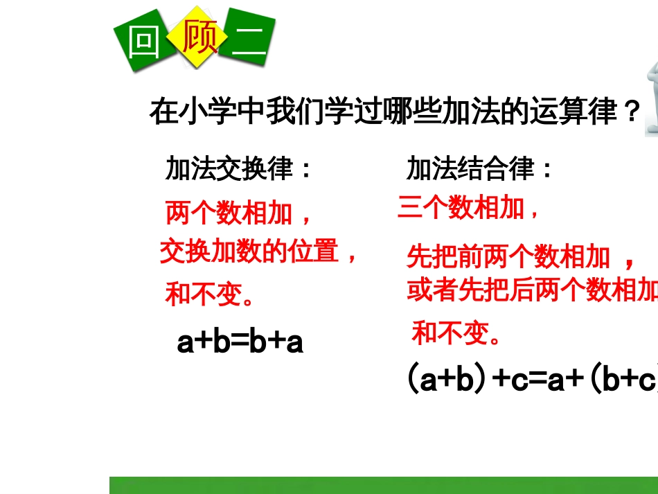 （五四制）鲁教版六年级数学第二章第四节有理数的加法（2）教学课件 (共17张PPT)_第3页