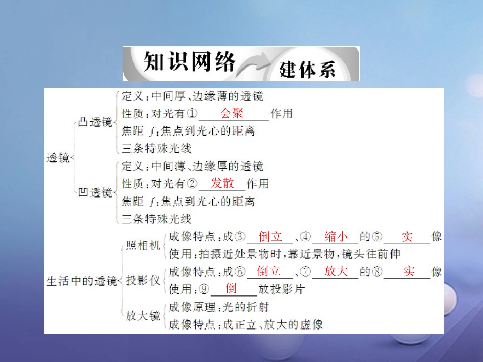 新疆沙雅县沙雅镇2017届中考物理专题复习 透镜及其应用课件[共41页]_第3页