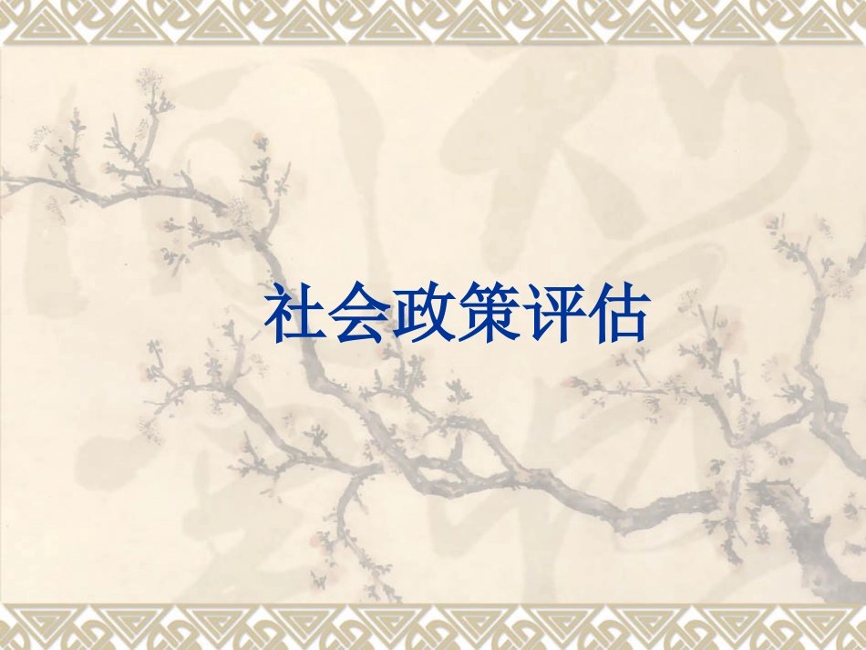 社会政策评估[共18页]_第1页