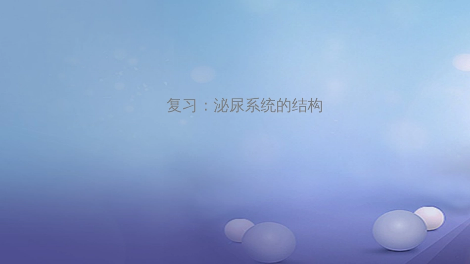 七年级生物下册 4.11.2 尿的形成课件 （新版）北师大版_第2页