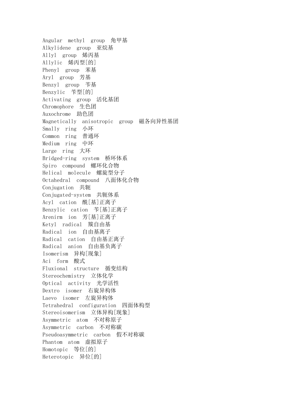 有机化学方面的专业英语[共20页]_第1页