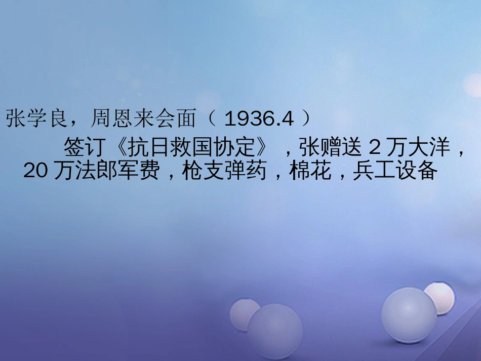 云南省中考历史 10 西安事变复习课件_第3页