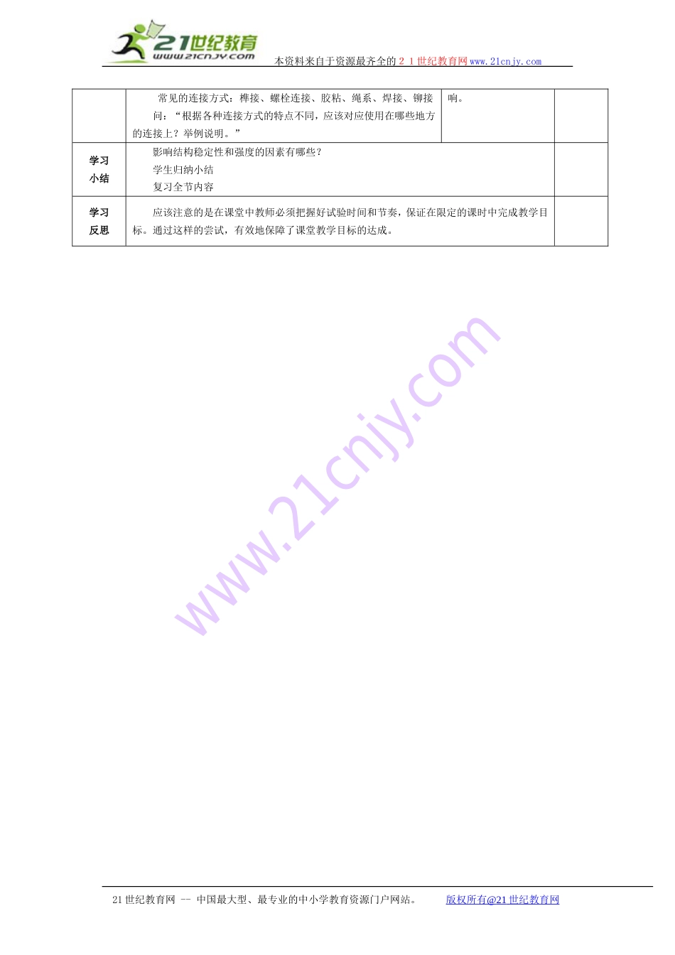 粤教版通用技术2教案第一章第二节探究结构二_第2页
