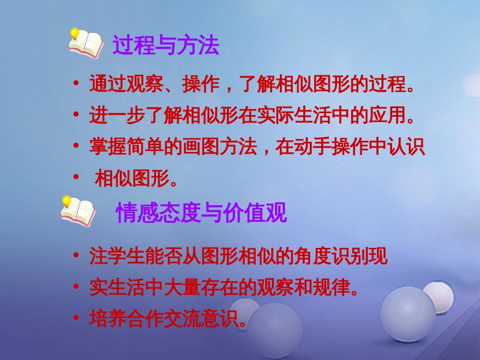 九年级数学上册 22.1 比例线段 22.1.1 图形的相似课件 （新版）沪科版_第2页