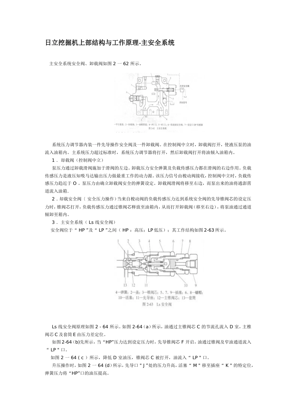 日立挖掘机上部结构与工作原理[共6页]_第1页