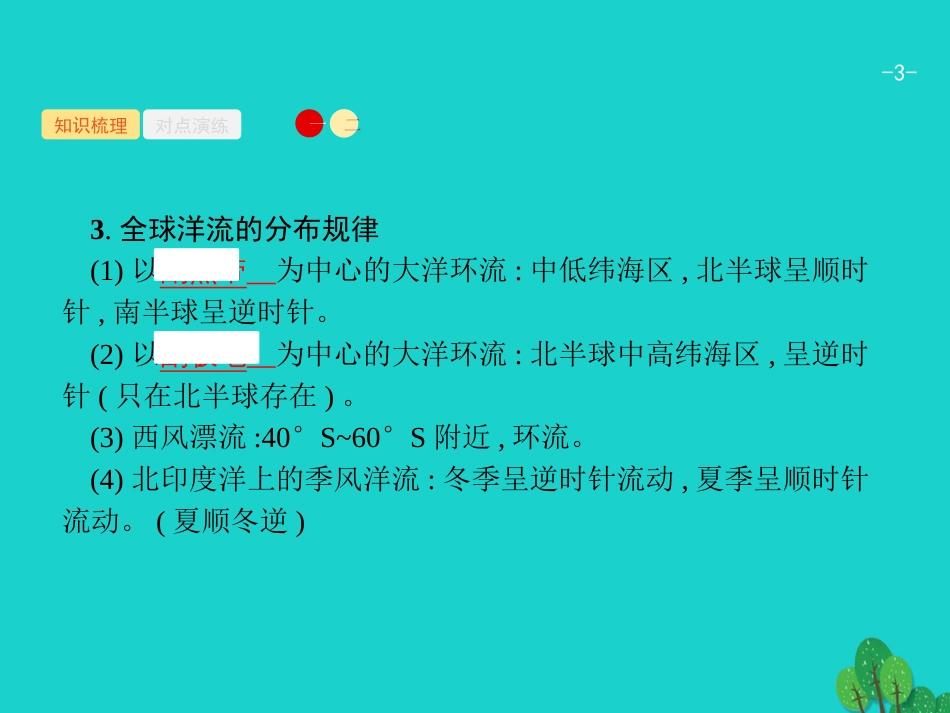 浙江省2018高考地理一轮复习 2.4.2 洋流课件_第3页
