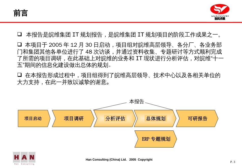 皖维集团IT规划项目报告[共116页]_第3页