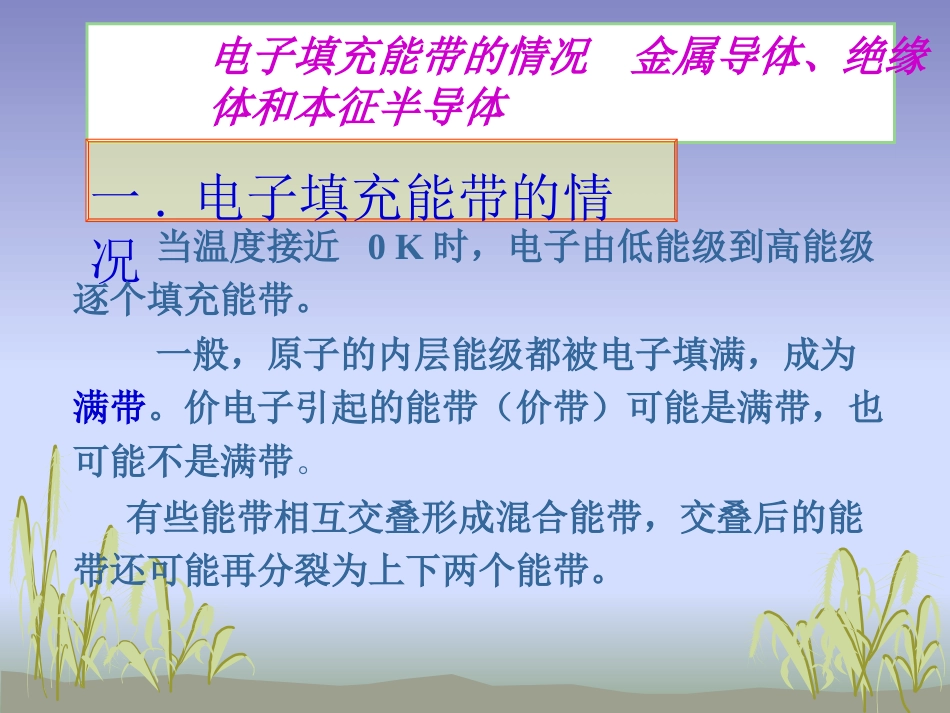 用能带理论解释导体、半导体和[共9页]_第2页