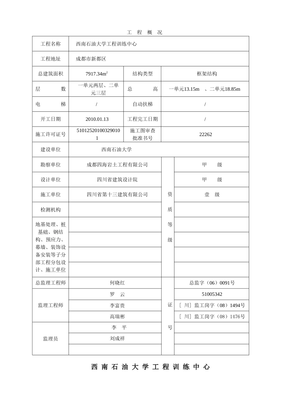 质量评估报告、竣工报告_第3页