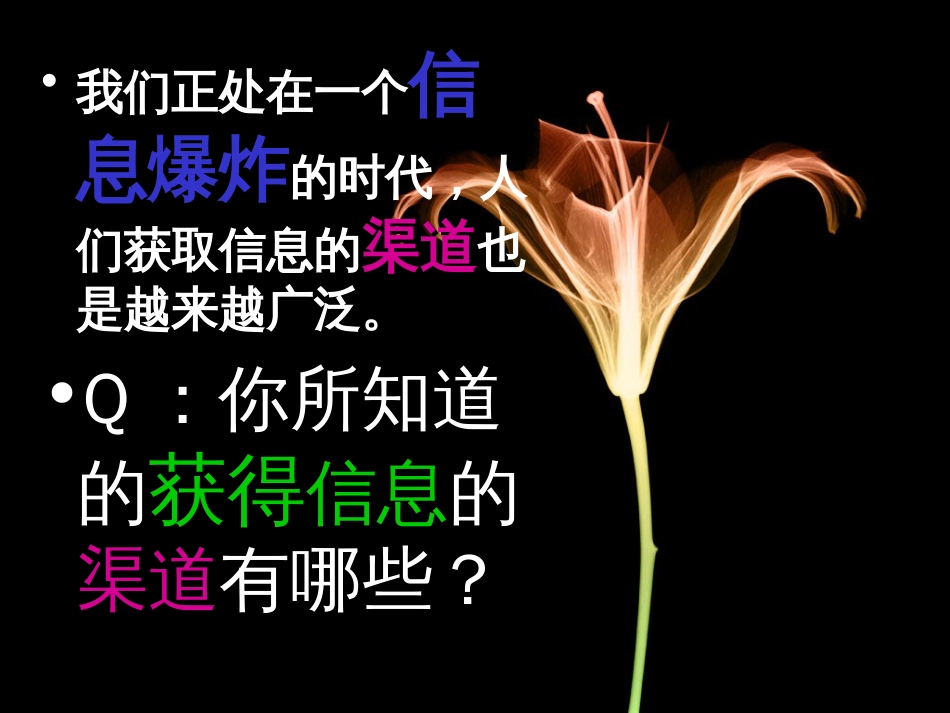 沪教版初中《报纸，信息的窗口》课件_第1页