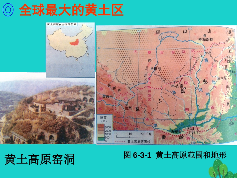 八年级地理下册 6.3 黄土高原（第1课时）课件 （新版）商务星球版[共24页]_第3页