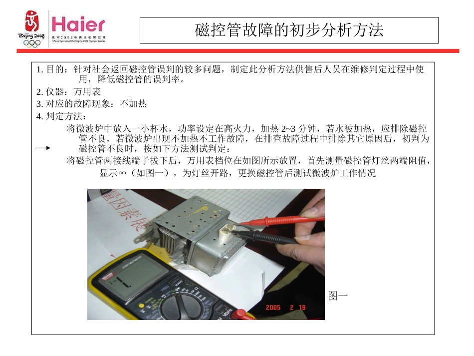 磁控管故障的初步分析方法[共32页]_第1页