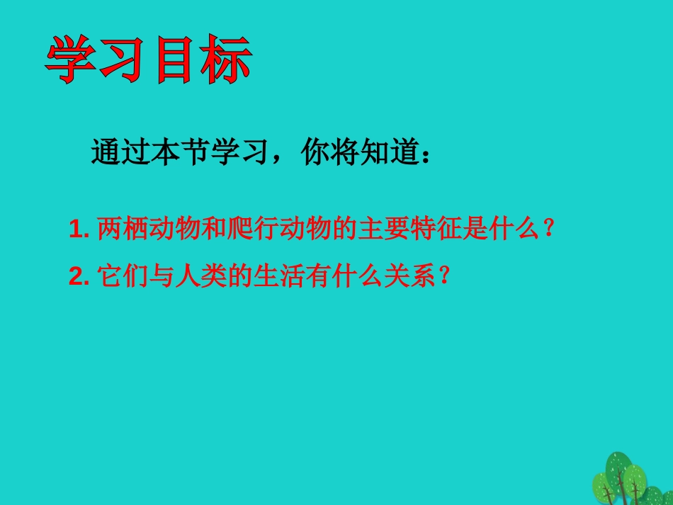 八年级生物上册 5.1.5 两栖动物和爬行动物课件2 （新版）新人教版[共14页]_第3页