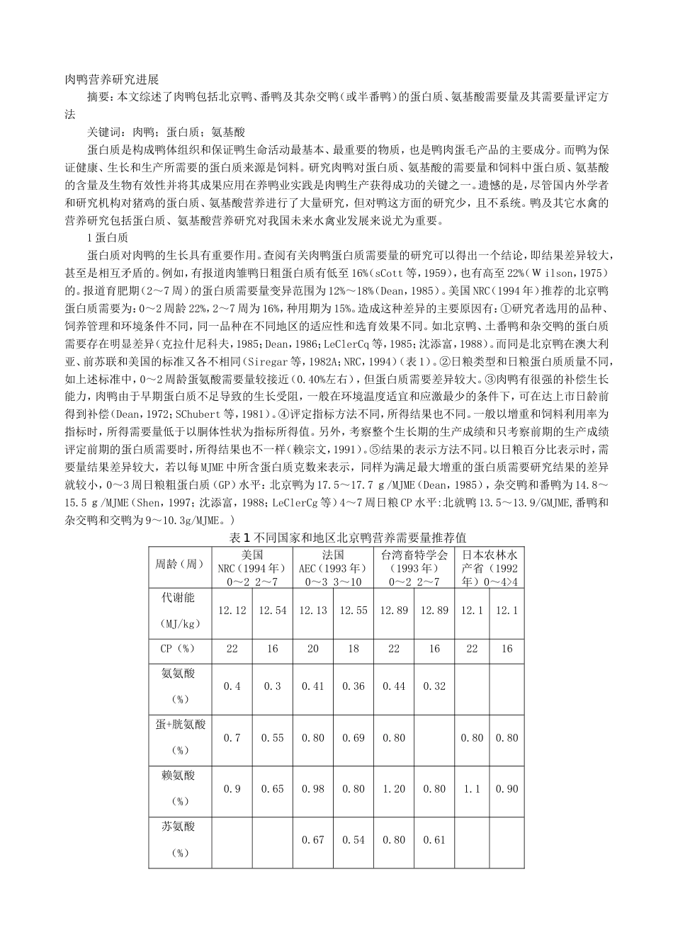 肉鸭营养研究进展[共3页]_第1页