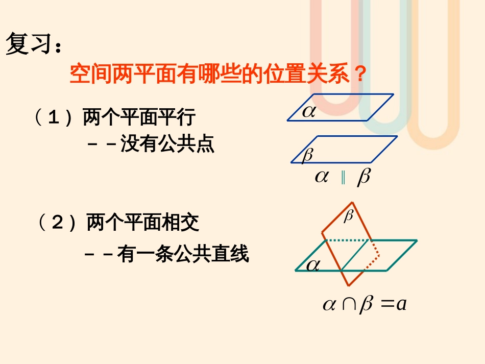 广东省台山市高中数学 第二章 点、直线、平面之间的位置关系 2.2.2 面面平行的判定课件 新人教A版必修[共14页]_第3页