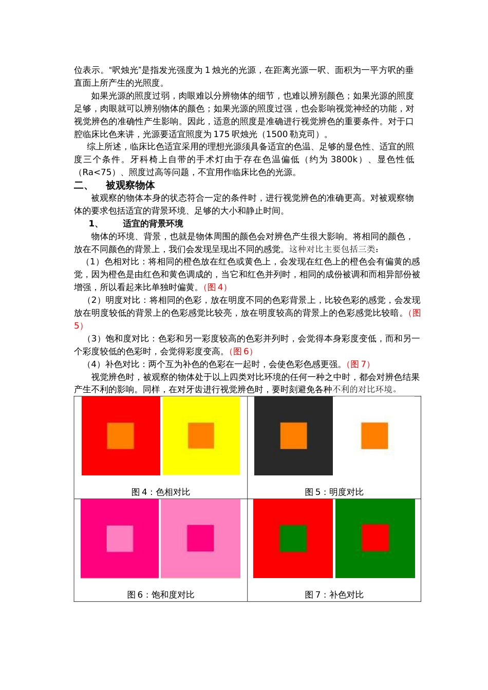 牙科比色影响视觉辨色的因素[共6页]_第3页