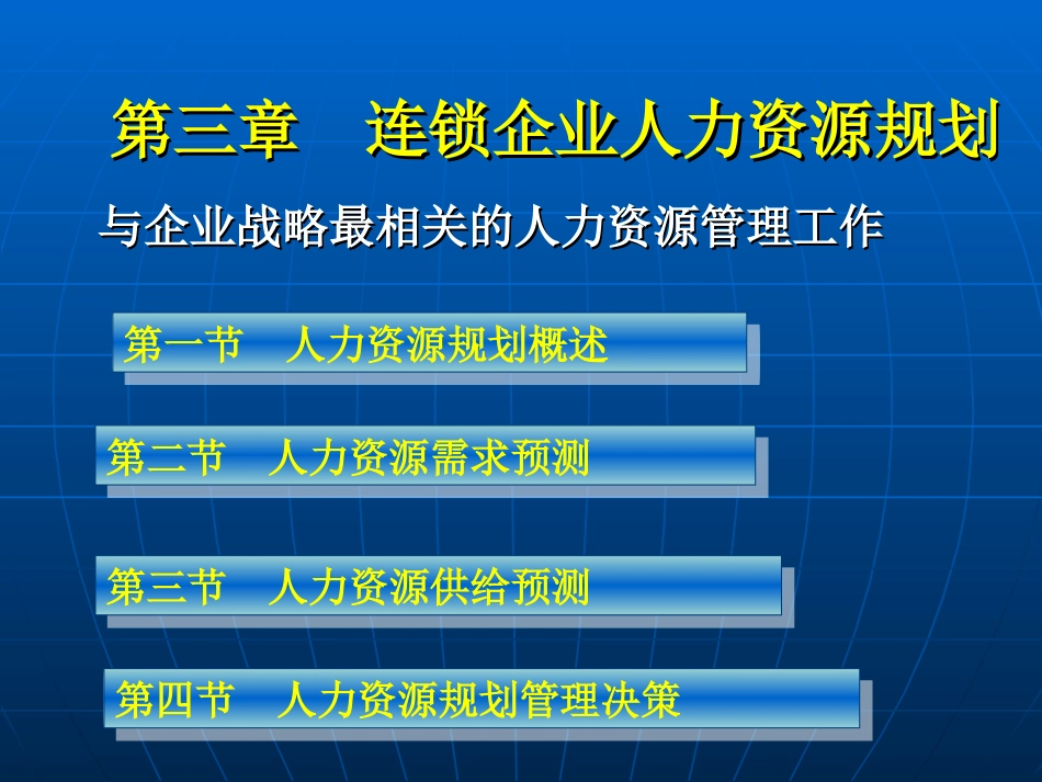 连锁企业人力资源规划[共83页]_第1页