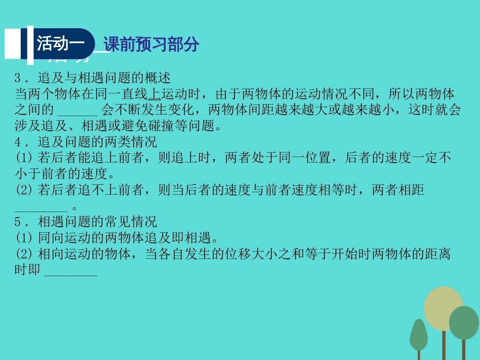 江苏省扬州市邗江中学2016届高三物理一轮复习 第一章 运动的描述（第4课时）运动图像 追击相遇问题课件（必修1）_第3页